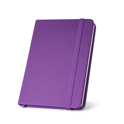 Picture of HEMINGWAY A5 PU NOTE PAD with Plain x Sheet in Purple