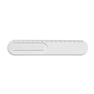 Picture of STEPHENIE 15 CM PP RULER with Clip in White