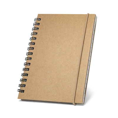 Picture of MARLOWE SPIRAL POCKET SIZED NOTE PAD with Lined Pages in Black