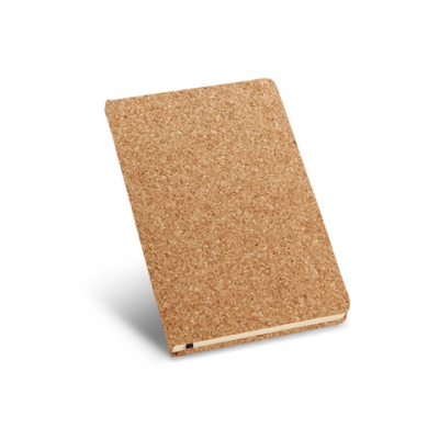 Picture of ADAMS A6 A6 CORK NOTE PAD with Ivory-Colored Plain x Sheet
