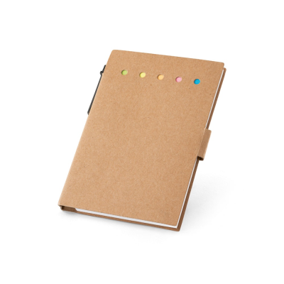Picture of COOPER COLOUR STICKY NOTE PAD with 6 Sets in Natural