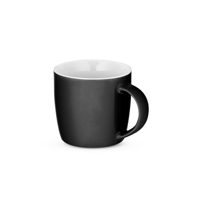 Picture of COMANDER CERAMIC POTTERY MUG 370 ML in Black