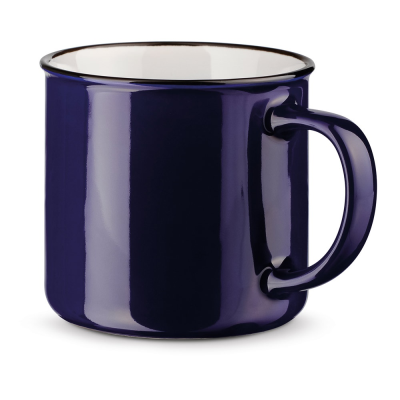 Picture of VERNON CERAMIC POTTERY MUG 340 ML in Navy Blue
