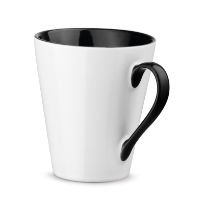 Picture of COLBY CERAMIC POTTERY MUG 320 ML in Black
