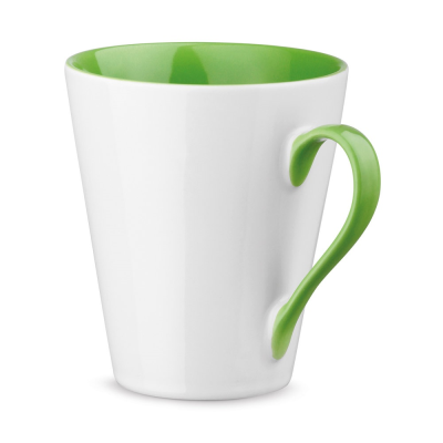 Picture of COLBY CERAMIC POTTERY MUG 320 ML in Pale Green