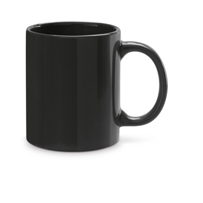 Picture of BARINE 350 ML CERAMIC POTTERY MUG in Black