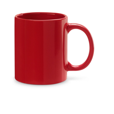 Picture of BARINE 350 ML CERAMIC POTTERY MUG in Red