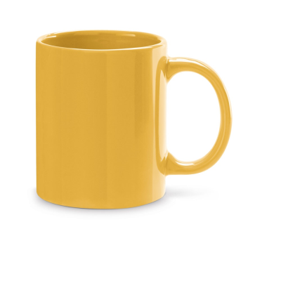 Picture of BARINE 350 ML CERAMIC POTTERY MUG in Yellow