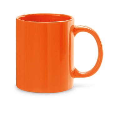 Picture of BARINE 350 ML CERAMIC POTTERY MUG in Orange