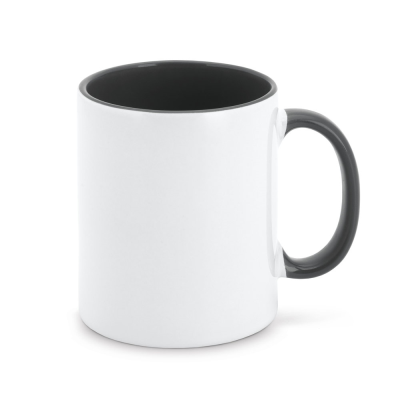 Picture of MOCHA CERAMIC POTTERY MUG IDEAL FOR SUBLIMATION in Black