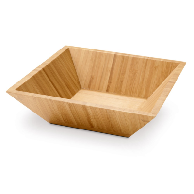 Picture of PEPPER SQUARE BAMBOO SALAD BOWL in Natural