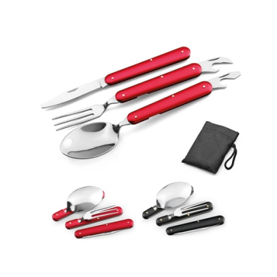 Picture of LERY STAINLESS STEEL METAL CUTLERY SET.