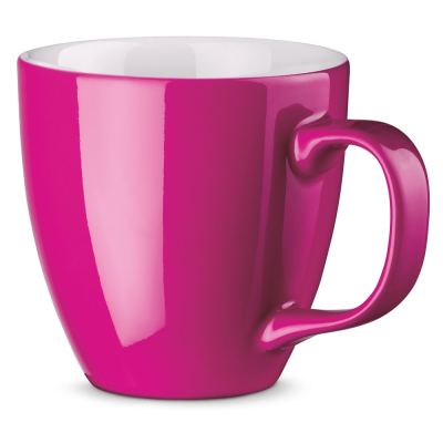 Picture of PANTHONY 450 ML HYDROGLAZE PORCELAIN MUG in Dark Pink