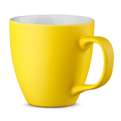 Picture of PANTHONY MAT 450 ML HYDROGLAZE PORCELAIN MUG in Yellow
