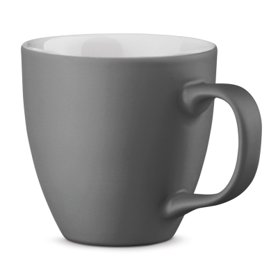 Picture of PANTHONY MAT 450 ML HYDROGLAZE PORCELAIN MUG in Grey