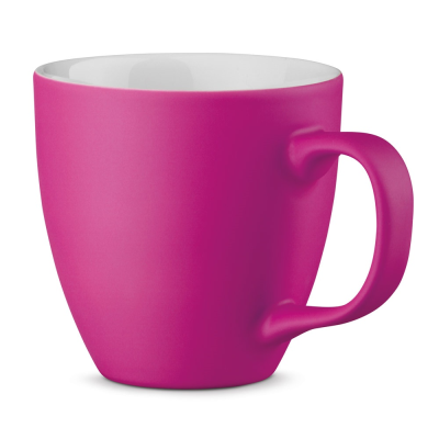 Picture of PANTHONY MAT 450 ML HYDROGLAZE PORCELAIN MUG in Dark Pink