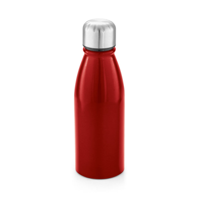 Picture of BEANE 500ML ALUMINIUM METAL SPORTS BOTTLE in Red