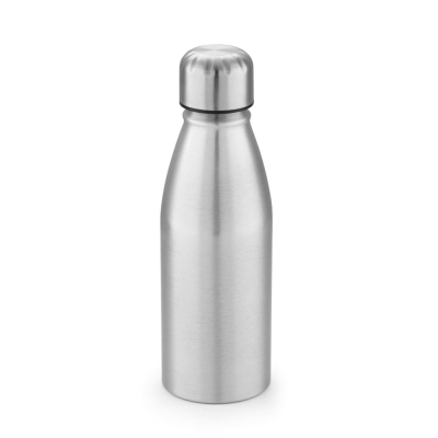 Picture of BEANE 500ML ALUMINIUM METAL SPORTS BOTTLE in Satin Silver