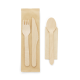 SUYA WOOD CUTLERY SET in Natural image 2