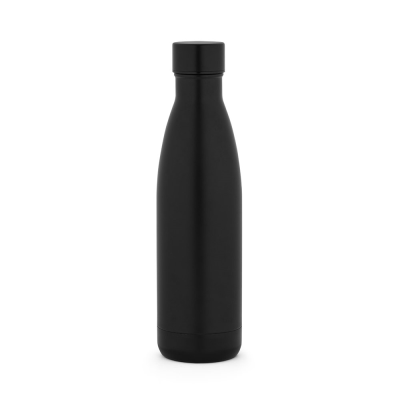 Picture of BUFFON 500 ML STAINLESS STEEL METAL THERMOS BOTTLE in Black