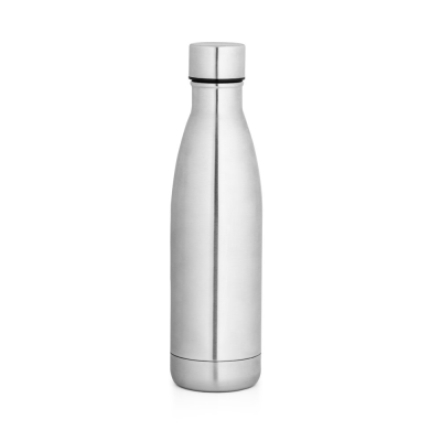 Picture of BUFFON 500 ML STAINLESS STEEL METAL THERMOS BOTTLE in Satin Silver