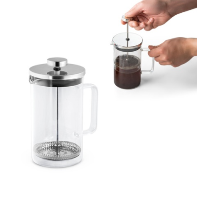 Picture of JENSON COFFEE MAKER in Borosilicate Glass & Stainless Steel Metal 600 Ml.