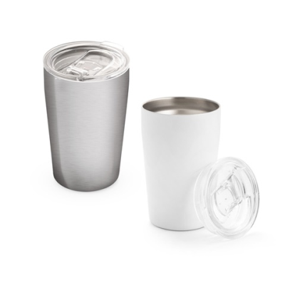 Picture of SLIDER STAINLESS STEEL METAL TRAVEL CUP 380 ML