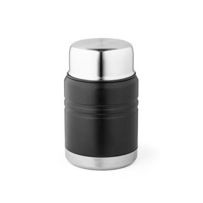 Picture of GIMLET 550 ML STAINLESS STEEL METAL FOOD THERMOS in Black