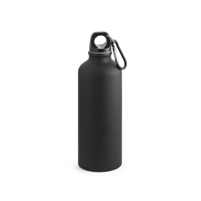 Picture of COLLINA ALUMINIUM METAL BOTTLE with Carabiner 540 Ml in Black