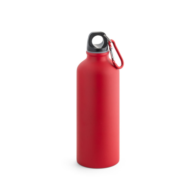 Picture of COLLINA ALUMINIUM METAL BOTTLE with Carabiner 540 Ml in Red