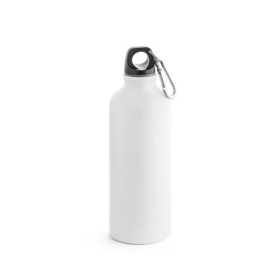Picture of COLLINA ALUMINIUM METAL BOTTLE with Carabiner 540 Ml in White