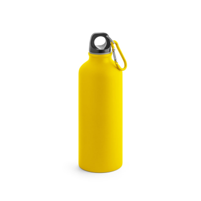 Picture of COLLINA ALUMINIUM METAL BOTTLE with Carabiner 540 Ml in Yellow