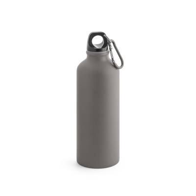 Picture of COLLINA ALUMINIUM METAL BOTTLE with Carabiner 540 Ml in Dark Grey