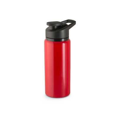 Picture of SHAWN SPORTS BOTTLE in 100% Recycled Aluminium Metal 660 Ml in Red