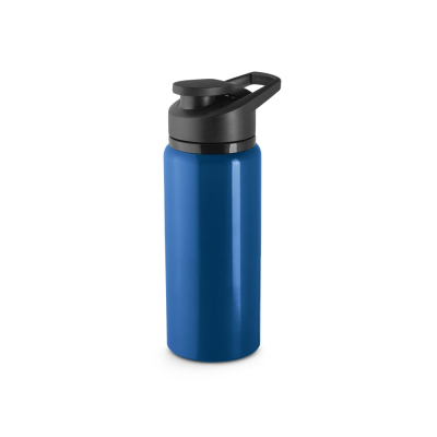 Picture of SHAWN SPORTS BOTTLE in 100% Recycled Aluminium Metal 660 Ml in Navy Blue
