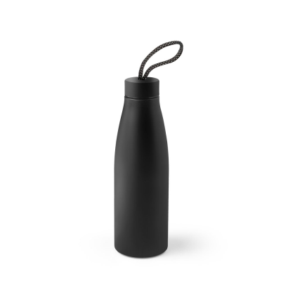 Picture of MORGAN BOTTLE in 90% Recycled Stainless Steel Metal 710 Ml in Black