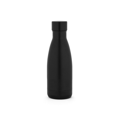 RE-BUFFON S THERMOS MADE FROM 90% RECYCLED STAINLESS STEEL METAL 400 ML in Black