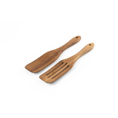 BATALI SET OF TWO CUTLERY SETS in Acacia Wood in Dark Natural