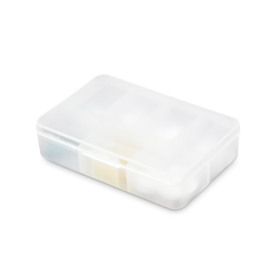 Picture of JIMMY PILL BOX with 7 Divider Set in White