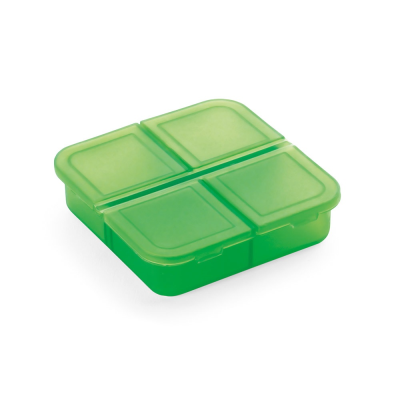 Picture of ROBERTS PILL BOX with 4 Divider Set in Pale Green