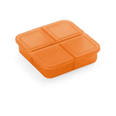Picture of ROBERTS PILL BOX with 4 Divider Set in Orange