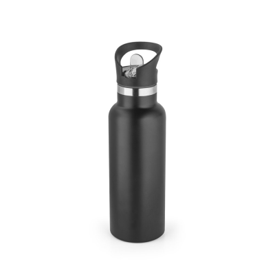 Picture of NORTON STAINLESS STEEL METAL BOTTLE with PP Cap 570 Ml in Black