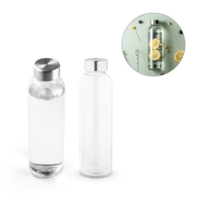 Picture of SOLER GLASS BOTTLE AND STAINLESS STEEL METAL CAP 500 ML