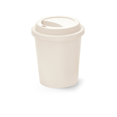 TONALI 350 SINGLE WALL PP TRAVEL CUP in Pastel White