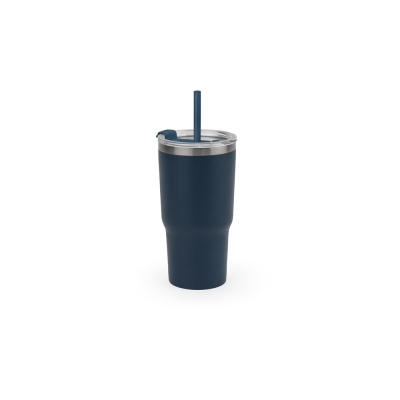 JOYNER M COMPACT STAINLESS STEEL METAL TRAVEL CUP in Navy Blue