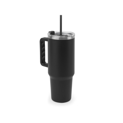 JOYNER XL LARGE STAINLESS STEEL METAL TRAVEL CUP in Black