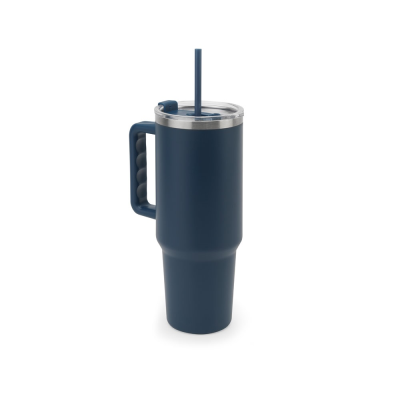 JOYNER XL LARGE STAINLESS STEEL METAL TRAVEL CUP in Navy Blue