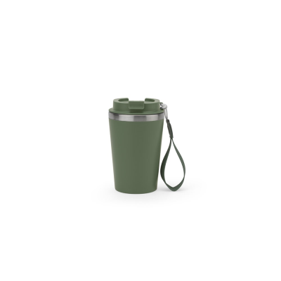 SPITZ STAINLESS STEEL METAL TRAVEL MUG in Army Green