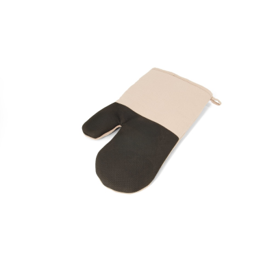 LAWSON 100% COTTON OVEN MITT with Silicone on One Side in Beige