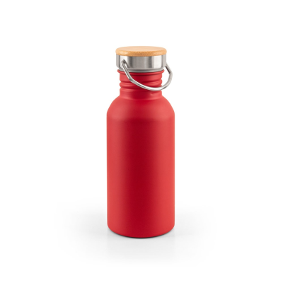 EWING SINGLE-WALL STAINLESS STEEL METAL BOTTLE in Red